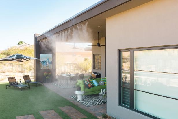 HGTV Smart Home 2017: Misting system helps cool off patio on hot days
