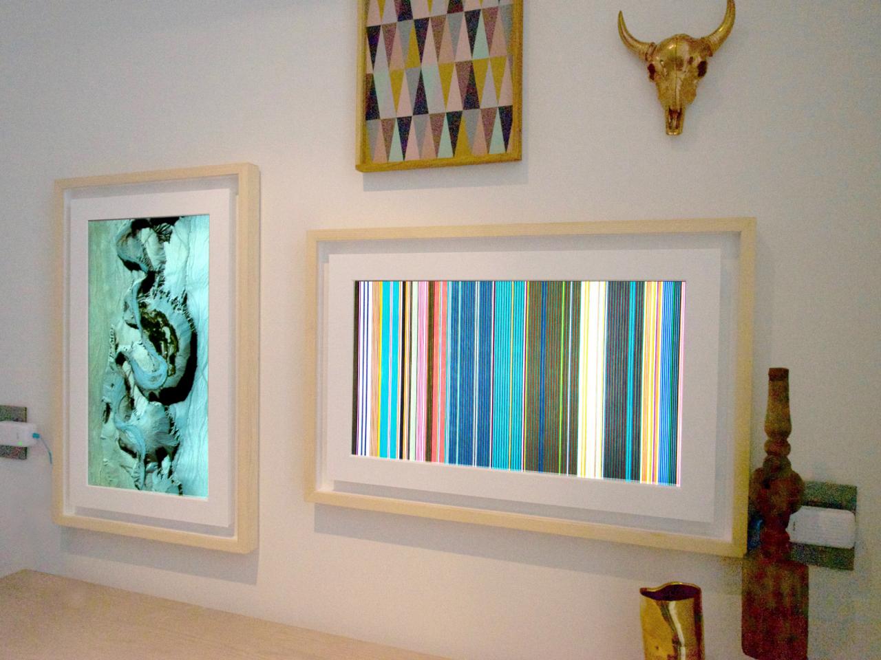Digital Picture Frames Have Grown Up Into Wall Art | HGTV Smart Home