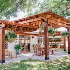 Remodeled Country Home With Gorgeous Pergola-Covered Patio