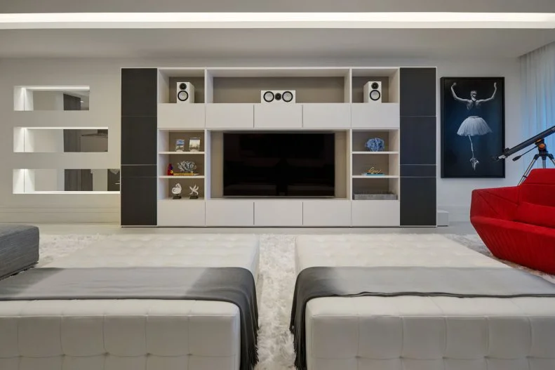 White Modern Living Room