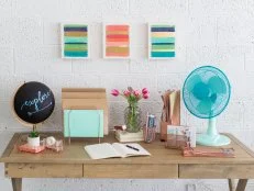 Beauty of Spray Painted Office Supplies