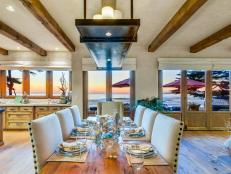Dining Room With Beach View