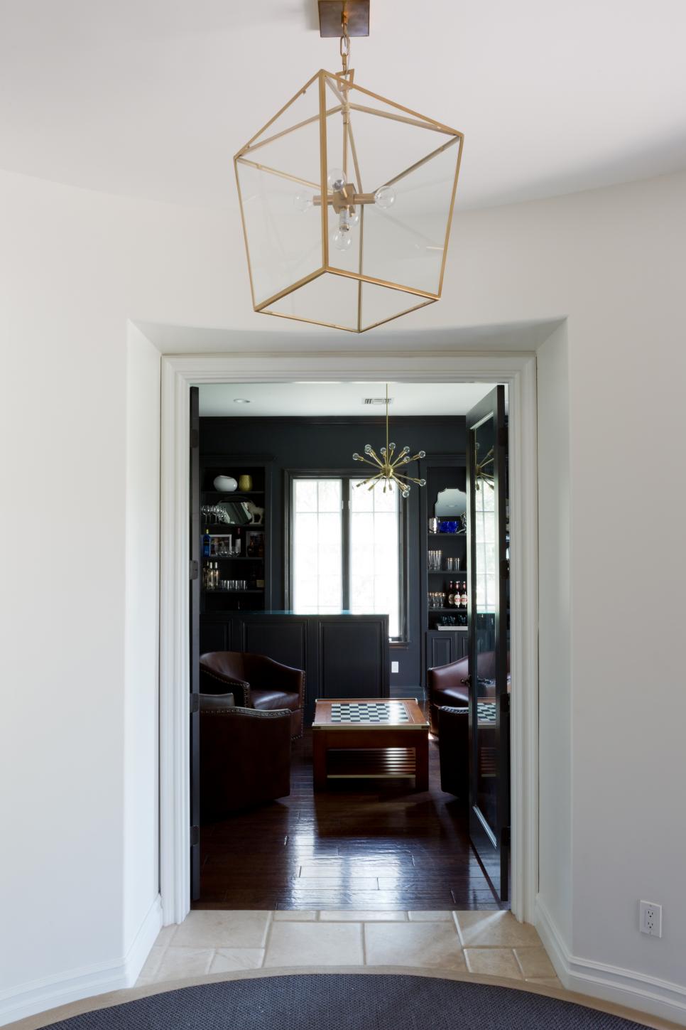 Traditional Blue Game Room is Cozy Traditional Blue Game Room