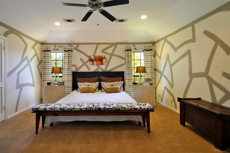 Master Bedroom With Neutral Carpeting