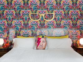 Trend Spotting: Celebrity Portraits in Colorful, Eclectic Spaces