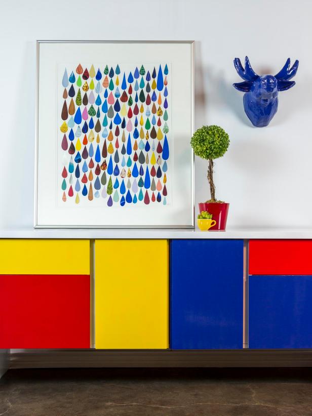Lacquered Credenza HGTV shows you how to make a lacquered credenza