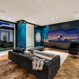 Contemporary Theater Room