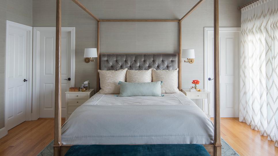 Transitional Gray Master Bedroom Transitional Gray Master Bedroom