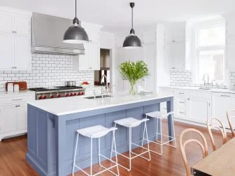 White Transitional Kitchen