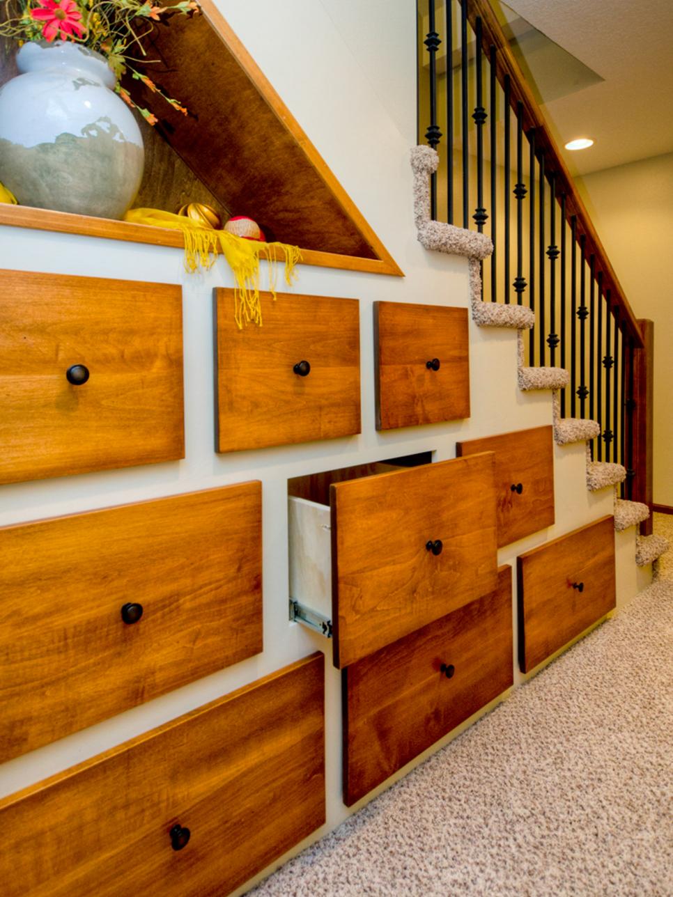 12 Creative Ways to Use the Space Under Your Stairs Room Makeovers to