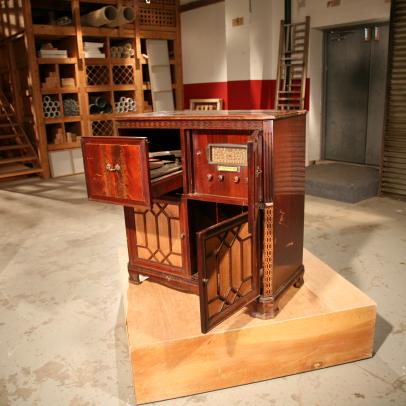 Before: Vintage Radio Cabinet