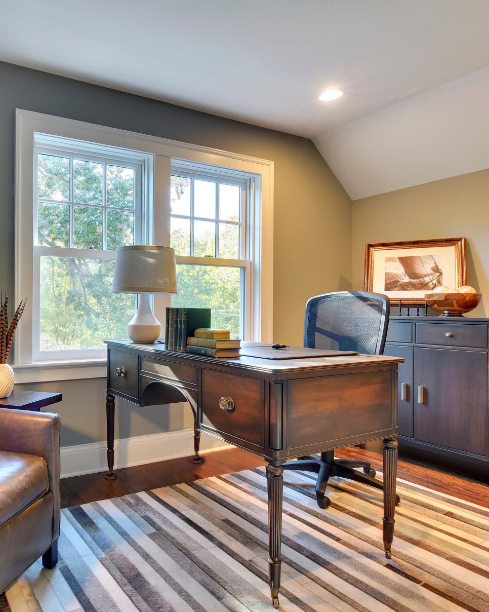 Stately, Elegant Desk in Master Suite Study Master Suite Study with Stately, Elegant Desk
