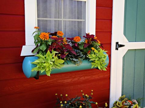Make a Cool Cottage-Style Window Box Out of PVC Pipe