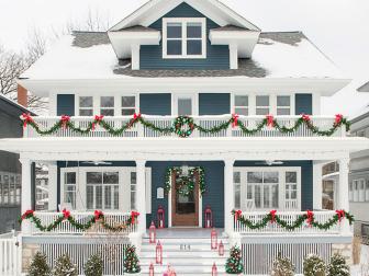 The 1800s home featured in HGTV Magazine's December 2018 Christmas Through The House Tour