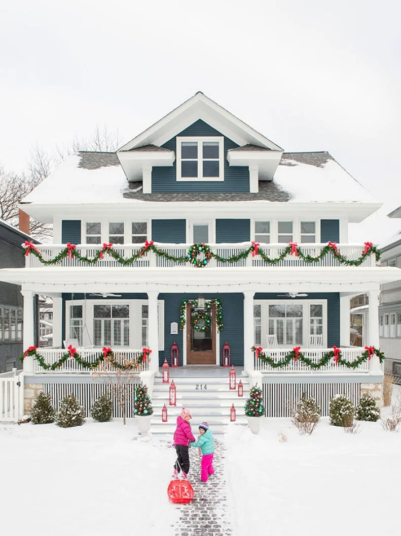 The 1800s home featured in HGTV Magazine's December 2018 Christmas Through The House Tour