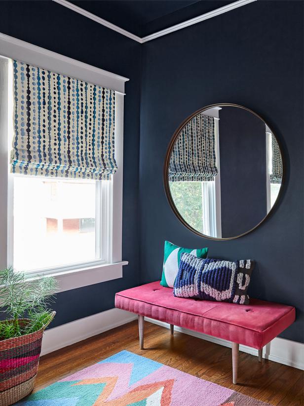 A Bold Makeover Took 10 Years Off This Guest Bedroom HGTV Magazine December 2018 Guest Room Reno after.