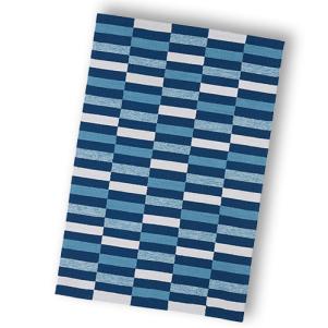 Blue Stripes Rug (7'6 x 9')