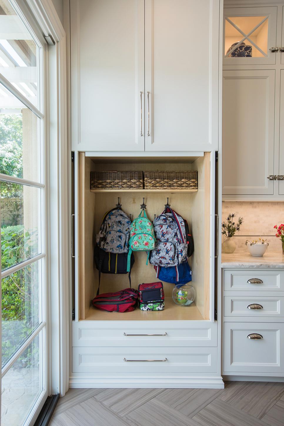 Kitchen Cabinet for Backpacks Cabinet for Backpacks