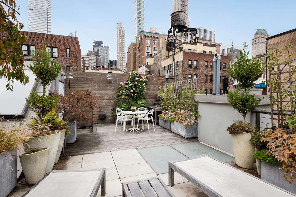 New York City Roof Deck Urban Roof Deck