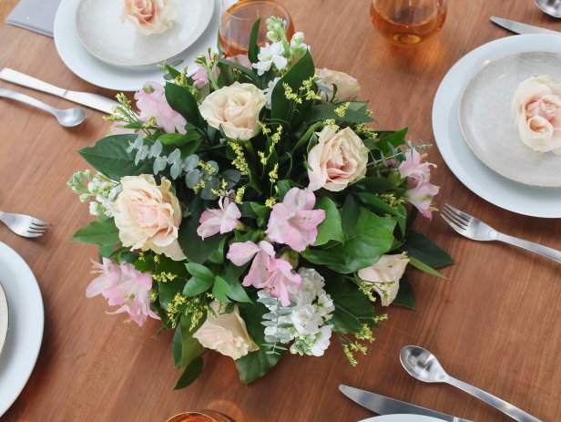 How To Make An Easy Floral Foam Arrangement Hgtv