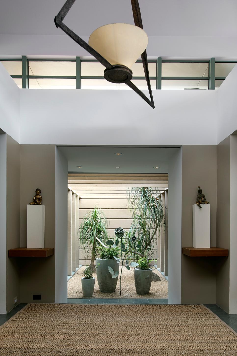 Atrium With Potted Plants Atrium With Plants