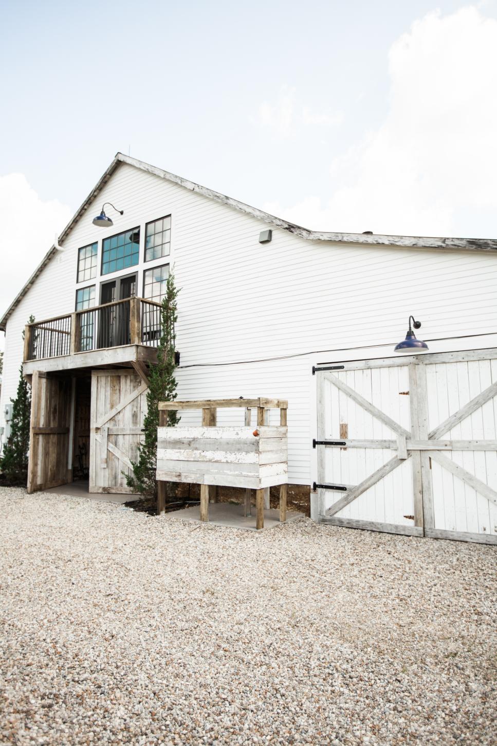 Barn Converted Into White Farmhouse Barn Converted Into White Farmhouse
