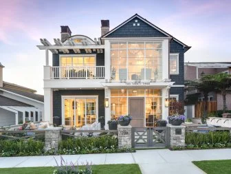 Blue and White Coastal Exterior