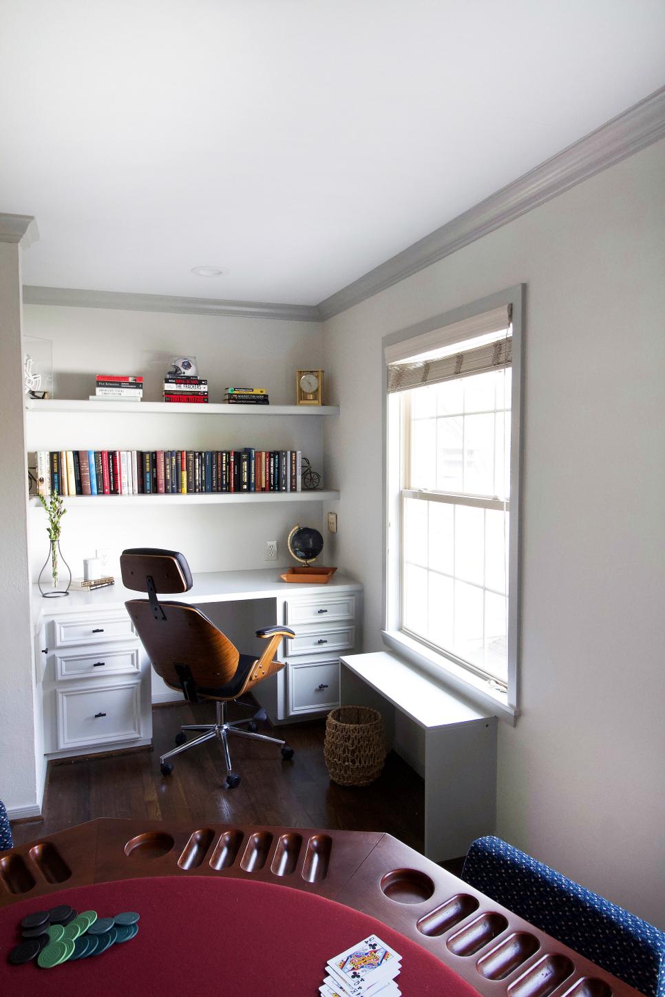 Home Office With White Desk Home Office With White Desk