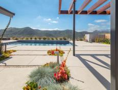 Southwestern Patio and Mountains