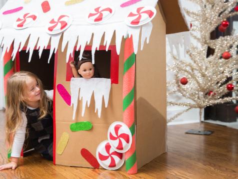How to Build a Life-Sized Gingerbread Playhouse