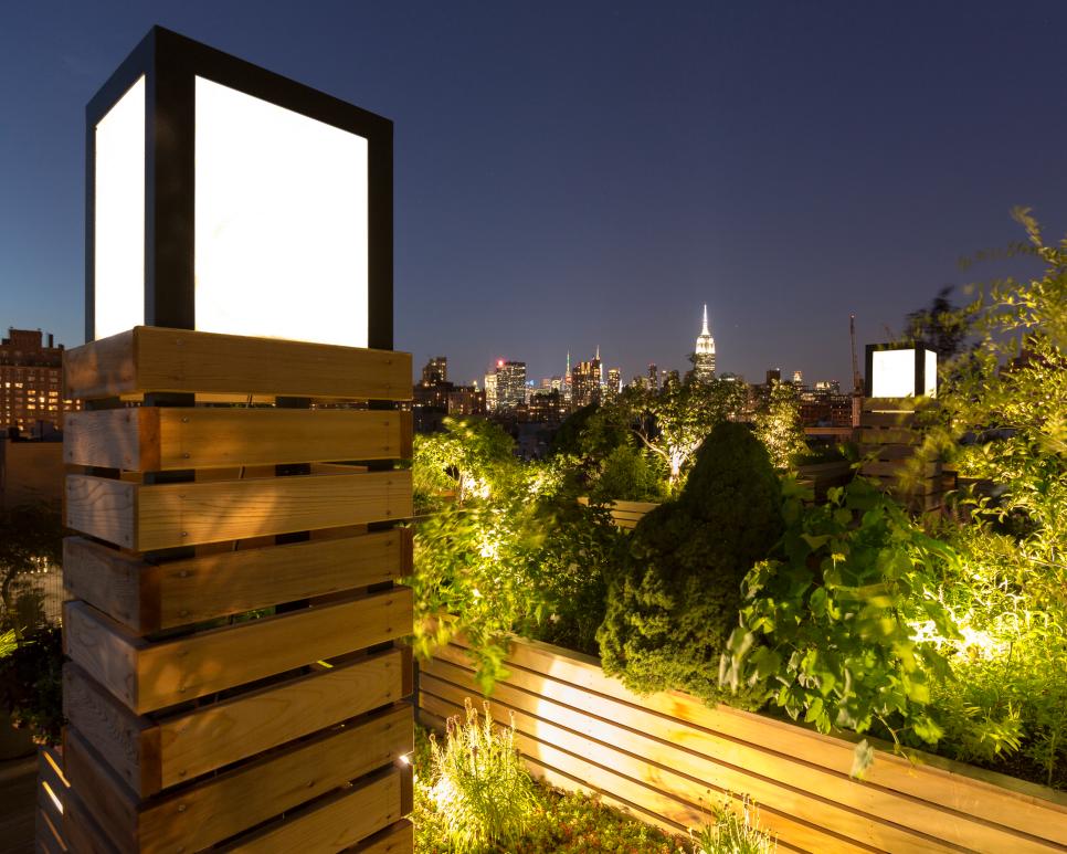 Urban Roof Deck With Skyline View Roof Deck With Skyline View