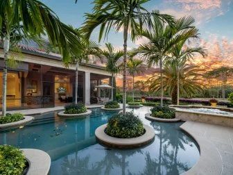 Tropical Pool and Hot Tub