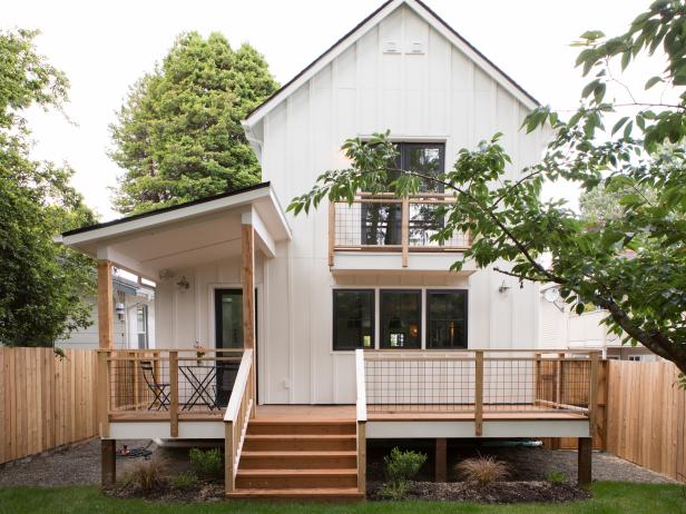 Farmhouse and Deck