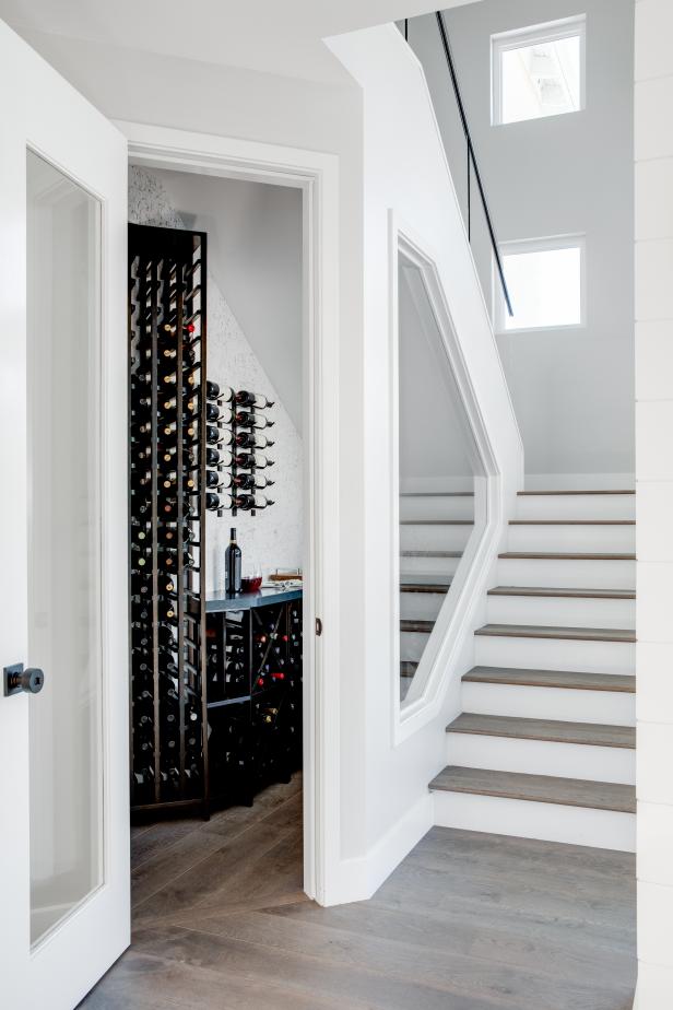 Wine Room and Stairs