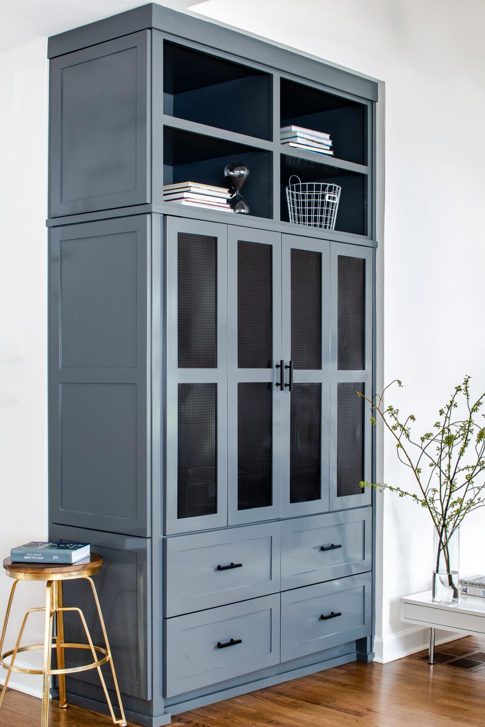 Gray Kitchen Hutch Gray Hutch