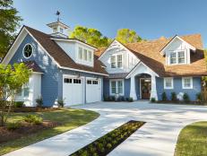 Coastal Craftsman-Style Home With Two-Car Garage And Dormer Windows