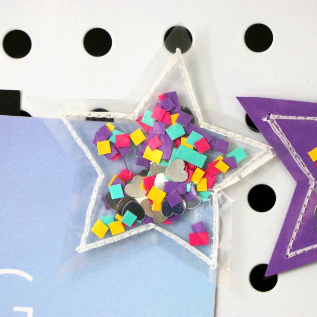Learn how to make colorful confetti magnets with step-by-step instructions on HGTV.com.