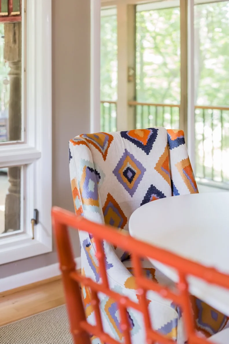 Multicolored Armchair