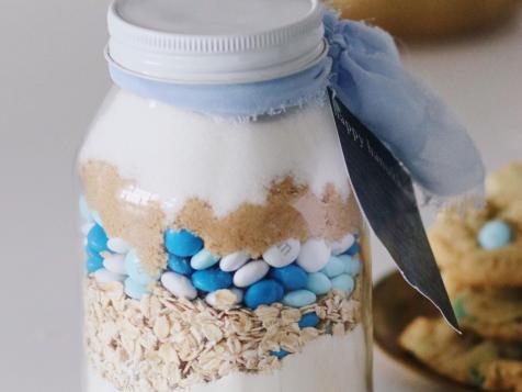 Hanukkah Gift Idea: Colorful Cookie Mix Jar
