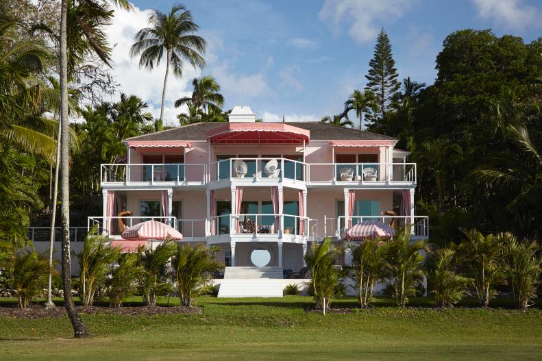 Pink Home in the Bahamas