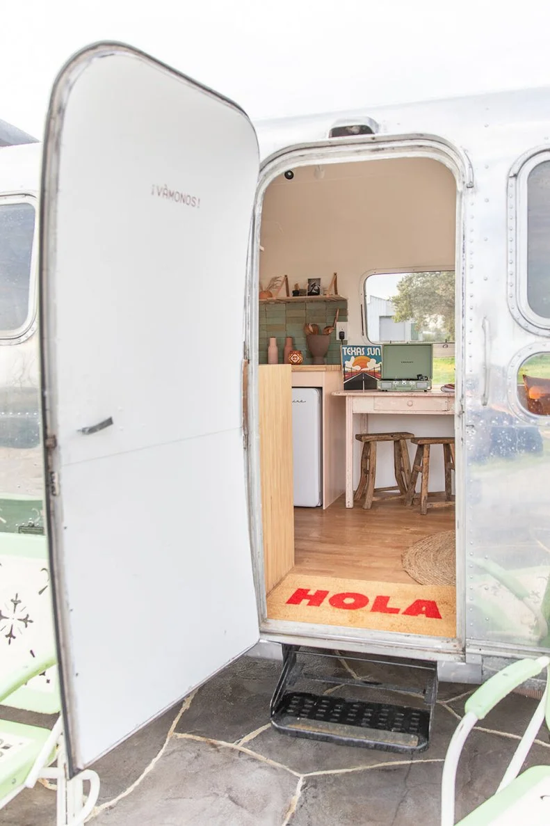 Tiny Home Trailer Entrance