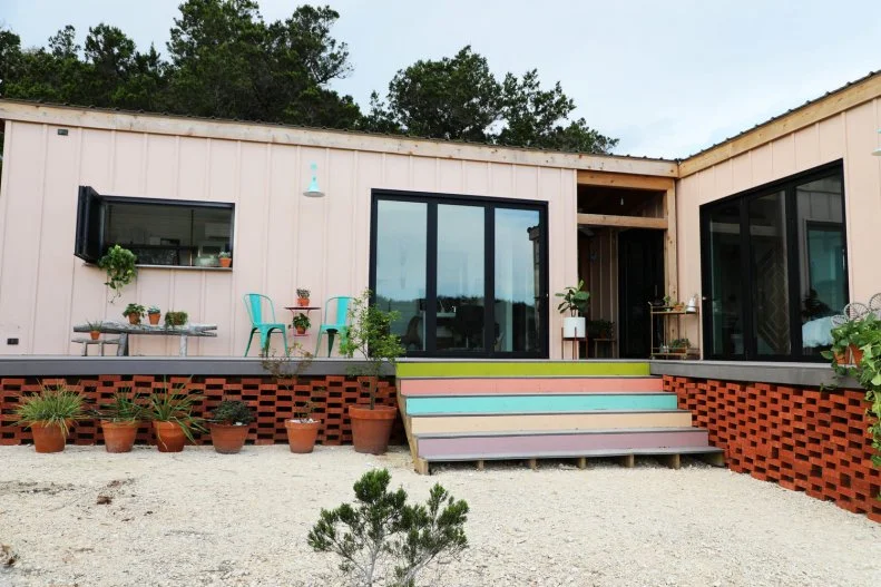 Exterior of Boho Tiny Home