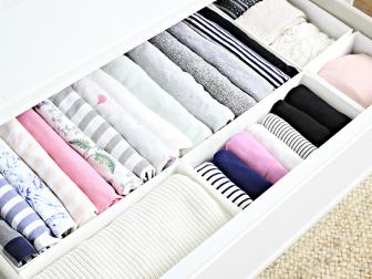 Organized Clothing Drawer