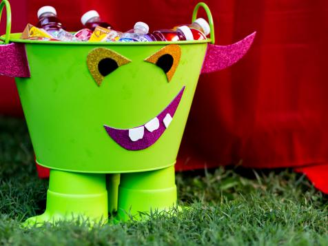 DIY a Friendly Monster Party Tub for Halloween