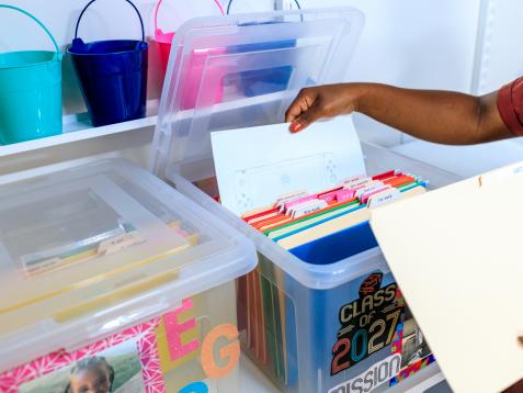 Ideas for Organizing Kids' Schoolwork Papers