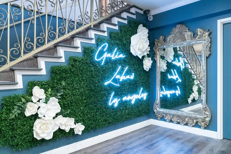 As seen on Discovery+ Original, Tarek and Heather's Wedding Special, Heather Rae Young visits a well known bridal store to shop for her dream gown.