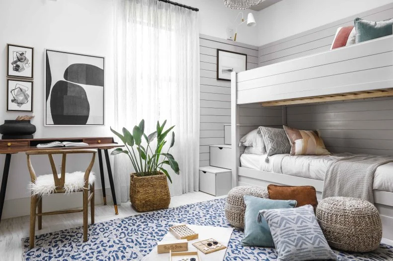 Smart and Spacious Bunk Room