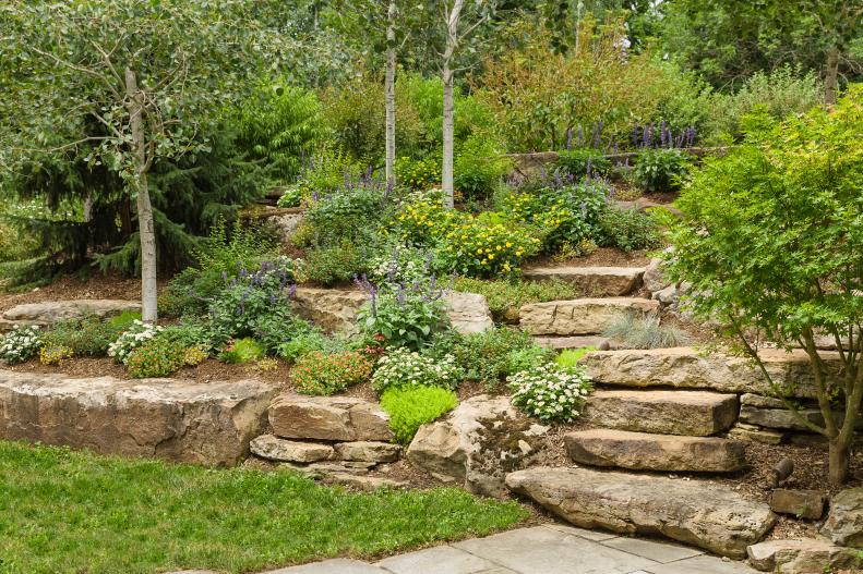 Rock Garden With Perennials