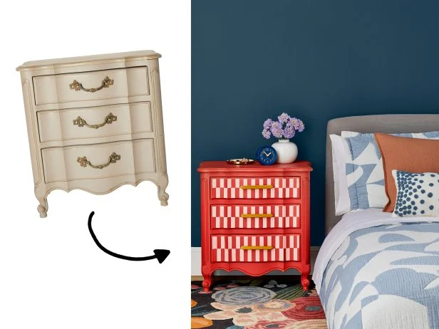 Vintage Nightstand Makeover