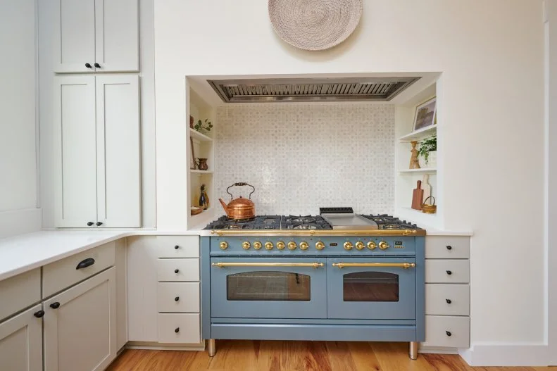 As seen on Rock the Block Season 3, Team Dave and Jenny's kitchen renovation.